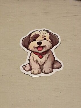 10/$10 Stickers Decal - Lhasa Apso Puppy Kawaii Animal Sticker - New